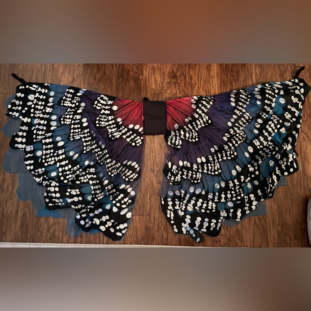 Butterfly wings for halloween costume or festival
